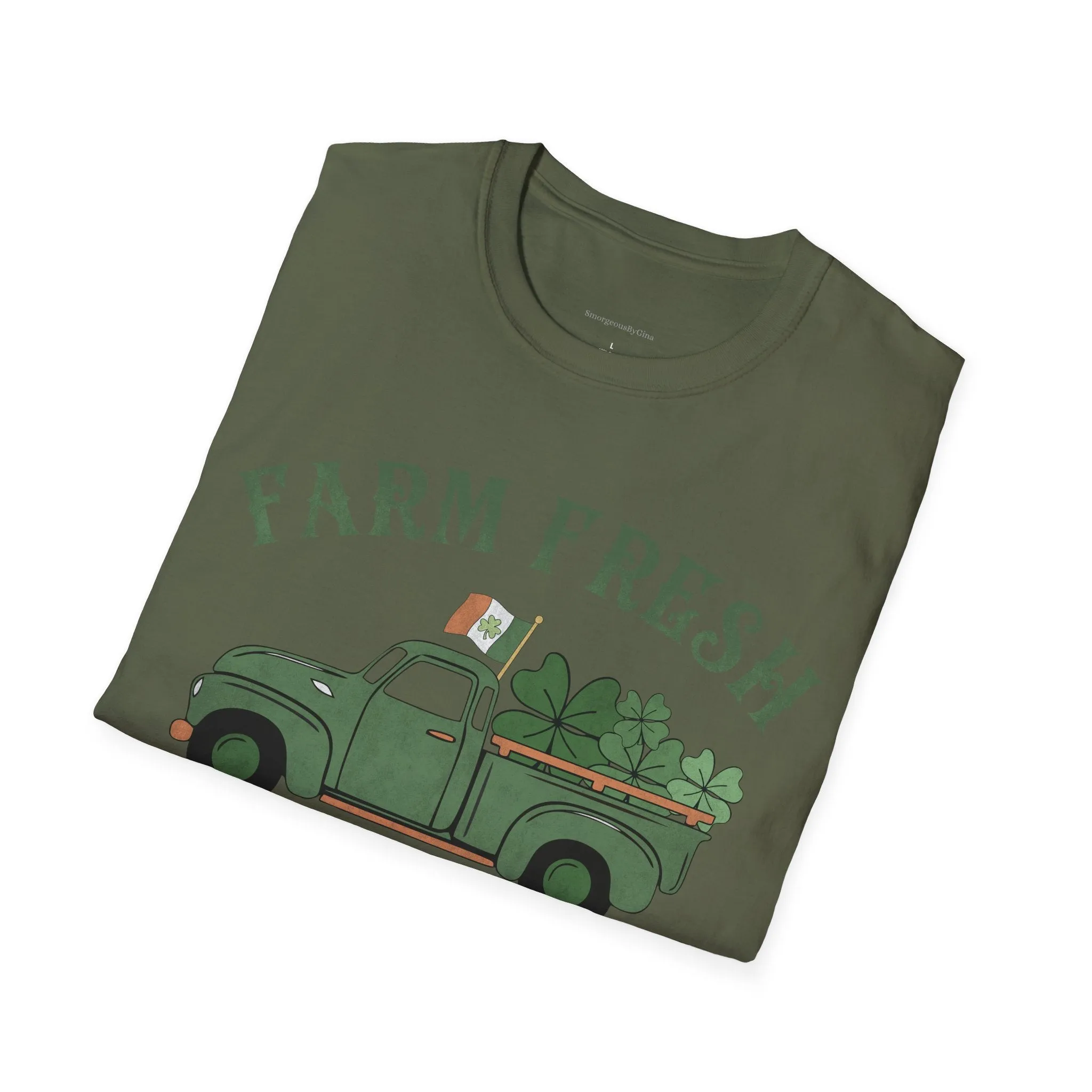 Farm Fresh Four Leaf Clovers Softstyle T-Shirt