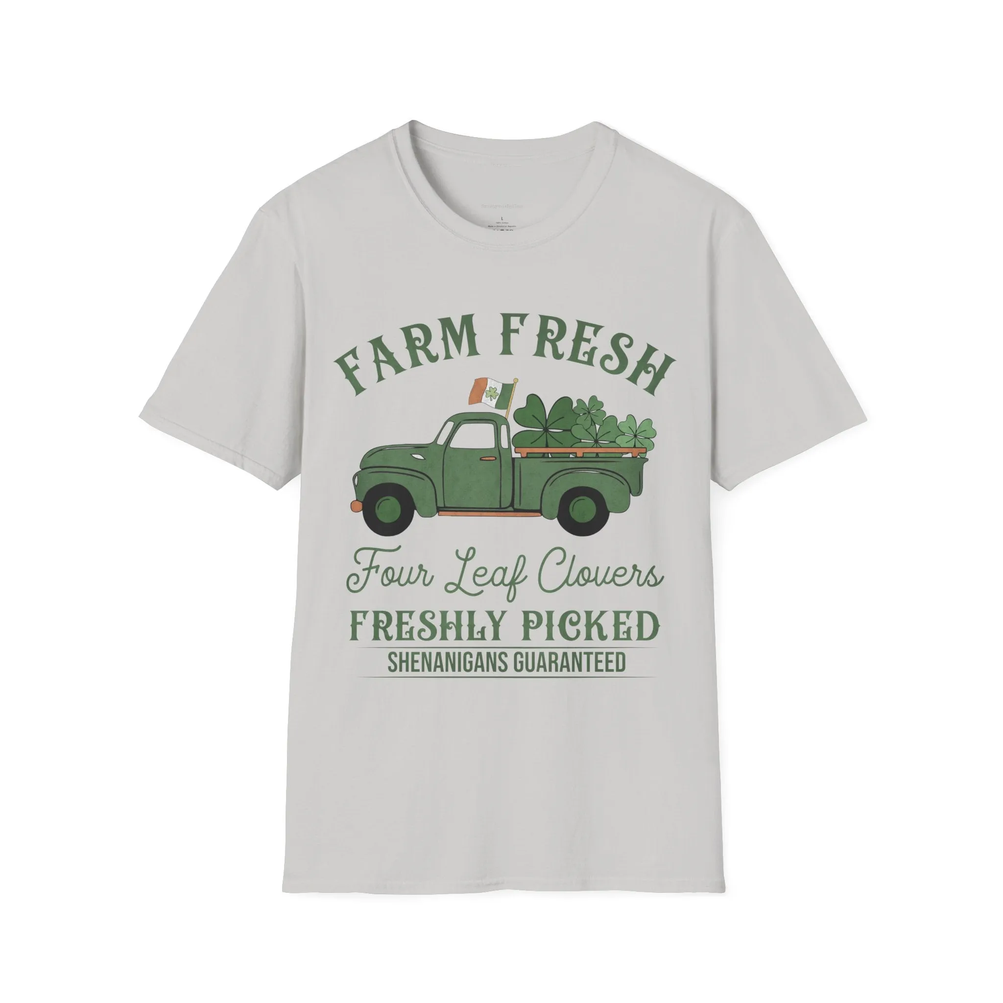 Farm Fresh Four Leaf Clovers Softstyle T-Shirt