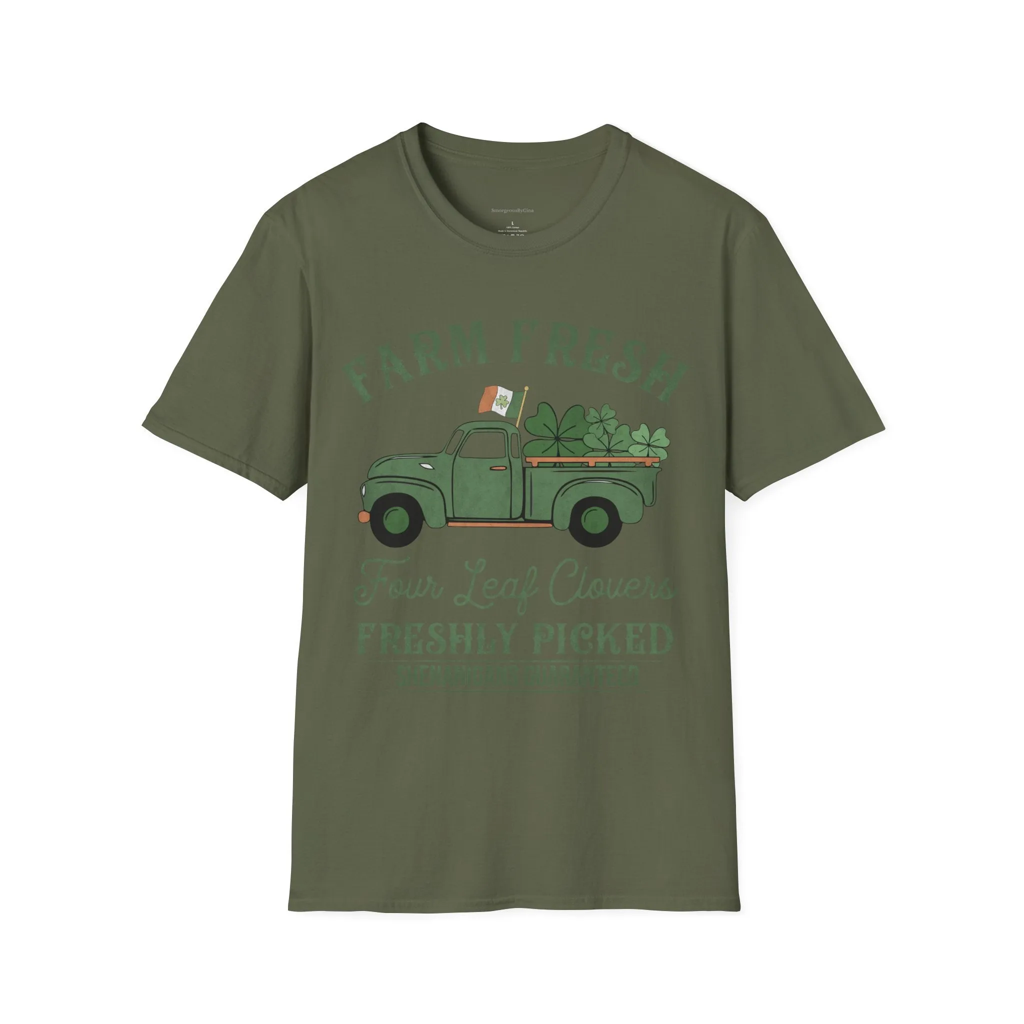 Farm Fresh Four Leaf Clovers Softstyle T-Shirt