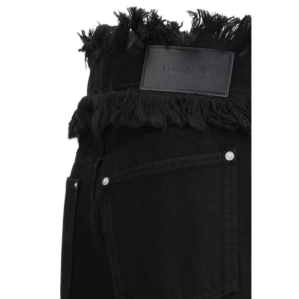 Ferragamo Frayed Edges Jeans