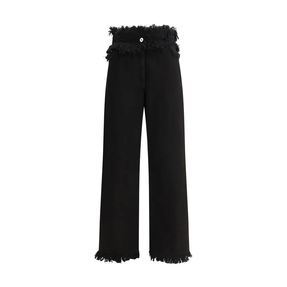 Ferragamo Frayed Edges Jeans