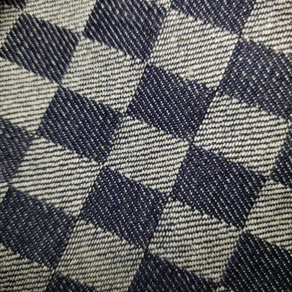FIORUCCI SLIM CHECK DENIM JEANS SIZE 31