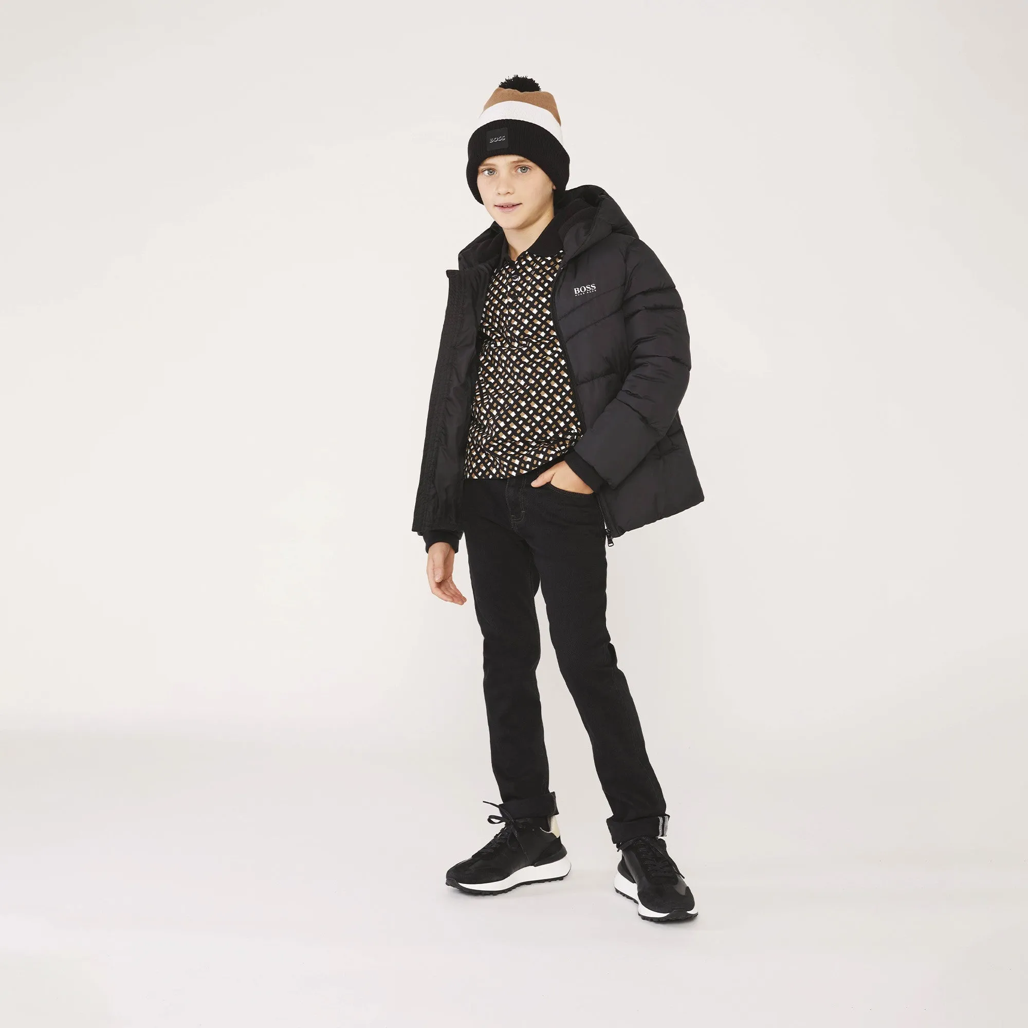 Fitted 5-Pocket Jean - Denim Black