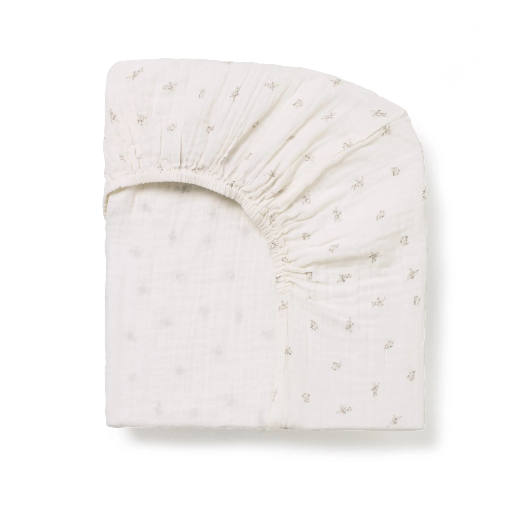 Fitted Sheet - Taupe Rose