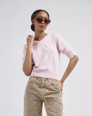 fitted v-neck