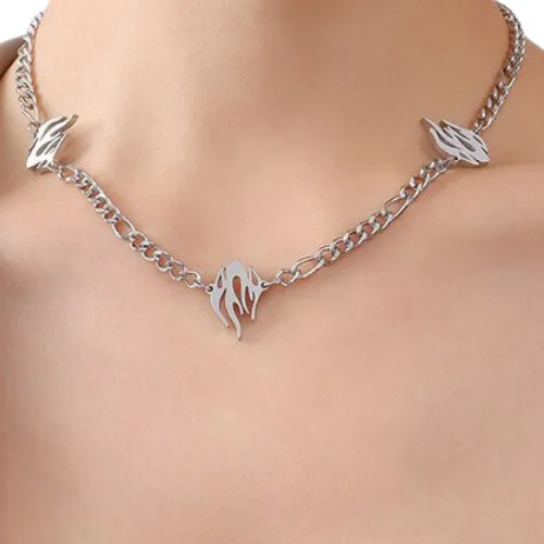 Flames necklace