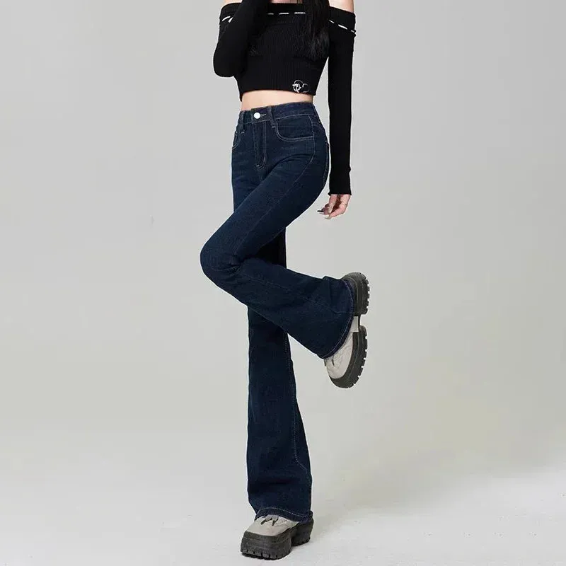 Flare Jeans Fashion Light Blue, Black