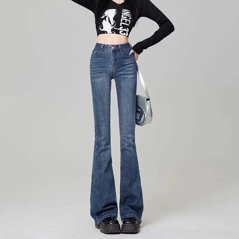 Flare Jeans Fashion Light Blue, Black