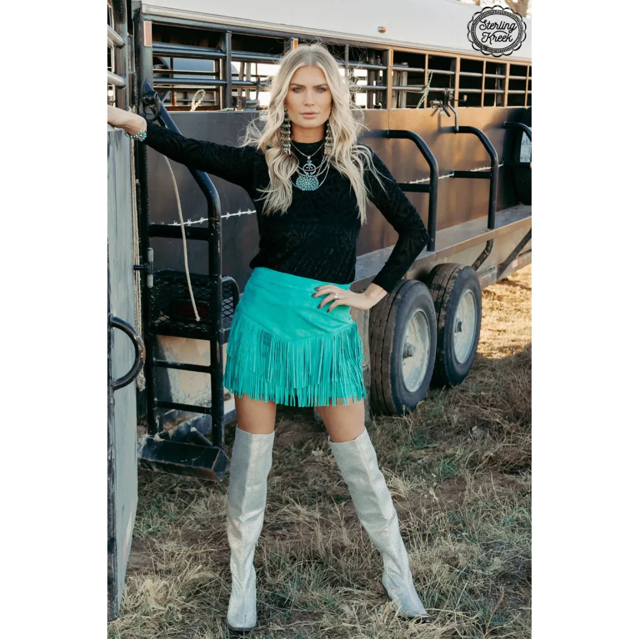 Fort Worth Fringe Skirt