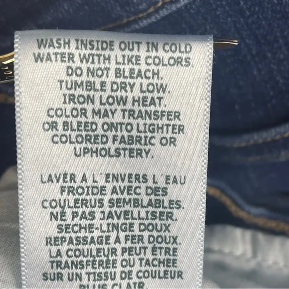 FRAME Size 30 Denim Le High Rise Straight Leg Roswell Chew Distress Ankle Jeans