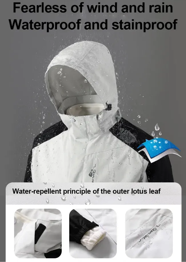Franco™ | 3 in 1 Waterproof Detachable Hood Jacket