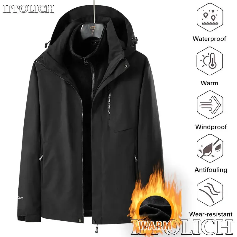 Franco™ | 3 in 1 Waterproof Detachable Hood Jacket