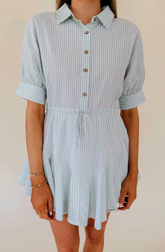 FREE & EASY BUTTONED DRESS