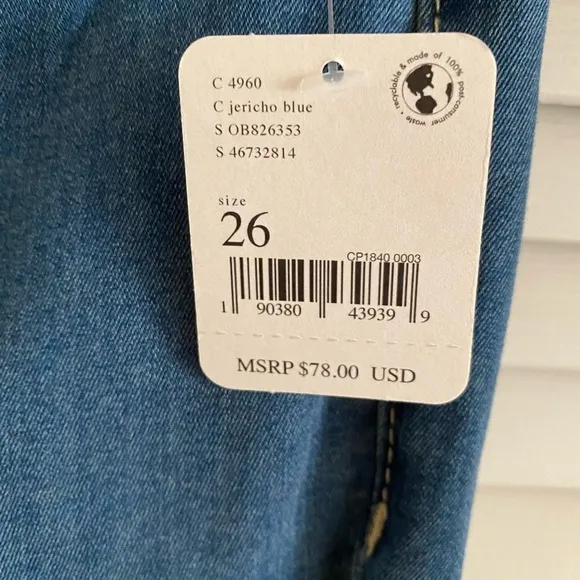 Free People Just Float On Flare High Rise Waist Jeans Jericho Blue NEW