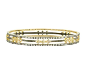 Freida Rothman Rose D'or 3-Stack Slide Bangles
