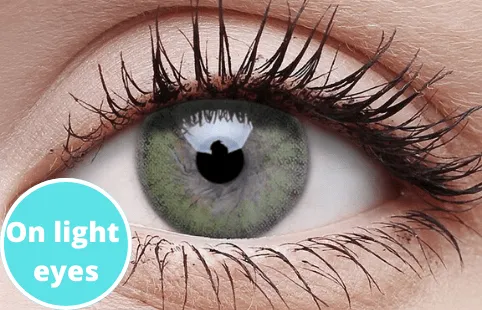 Fresh Green Contact Lenses