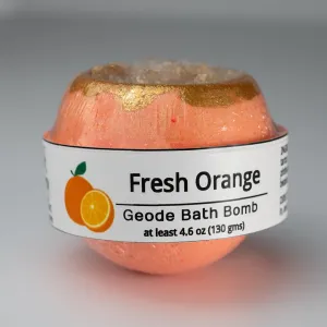 Fresh Orange Geode Bath Bomb