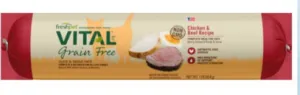 Freshpet Vital GF Roll Chicken & Beef Cat Food (453g/1lb)