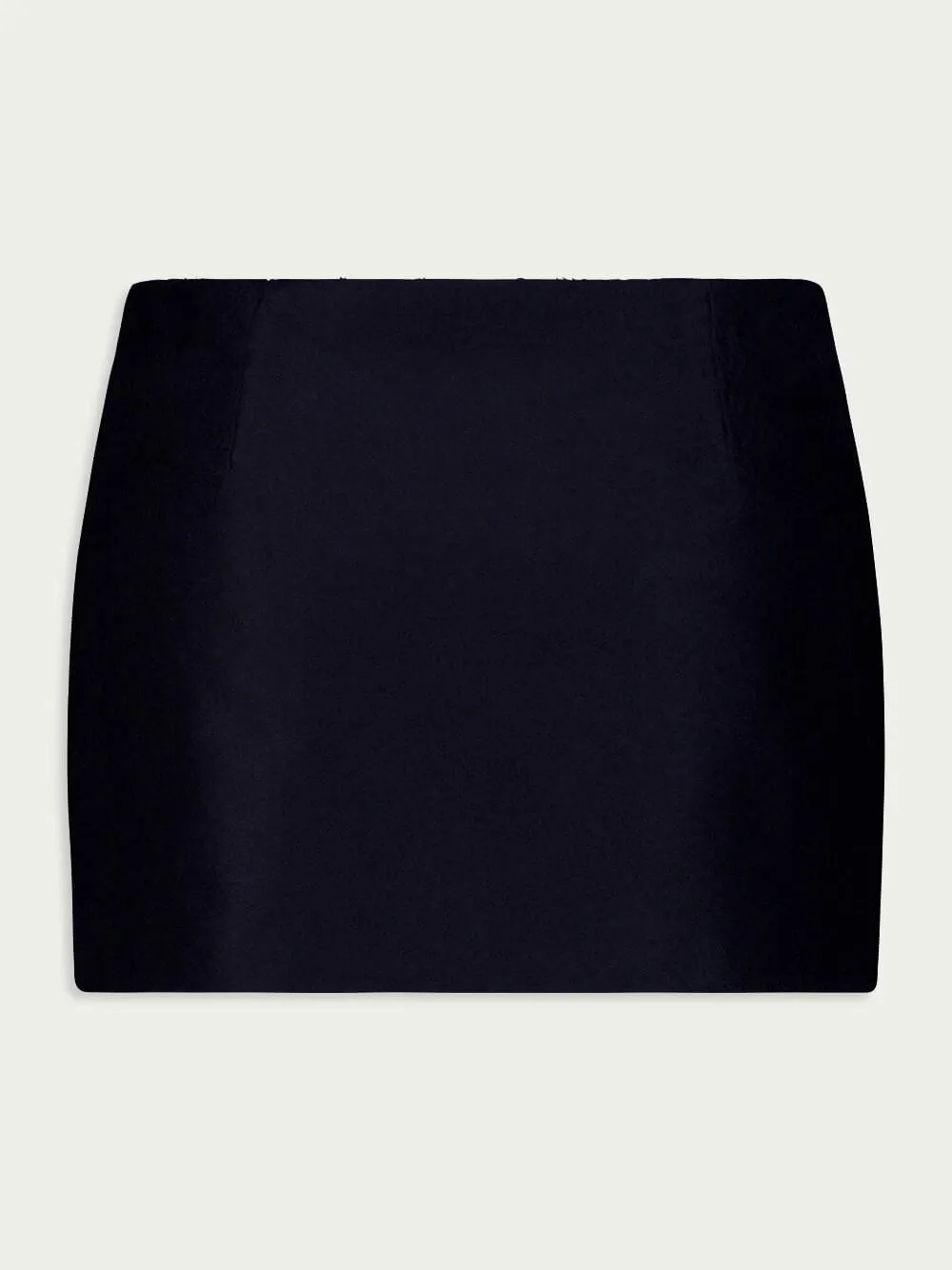 Fringed Cashmere Miniskirt