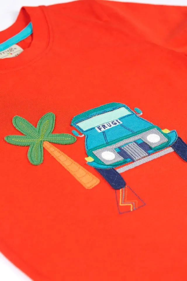 Frugi Avery Vehicle T-Shirt Pg6b6