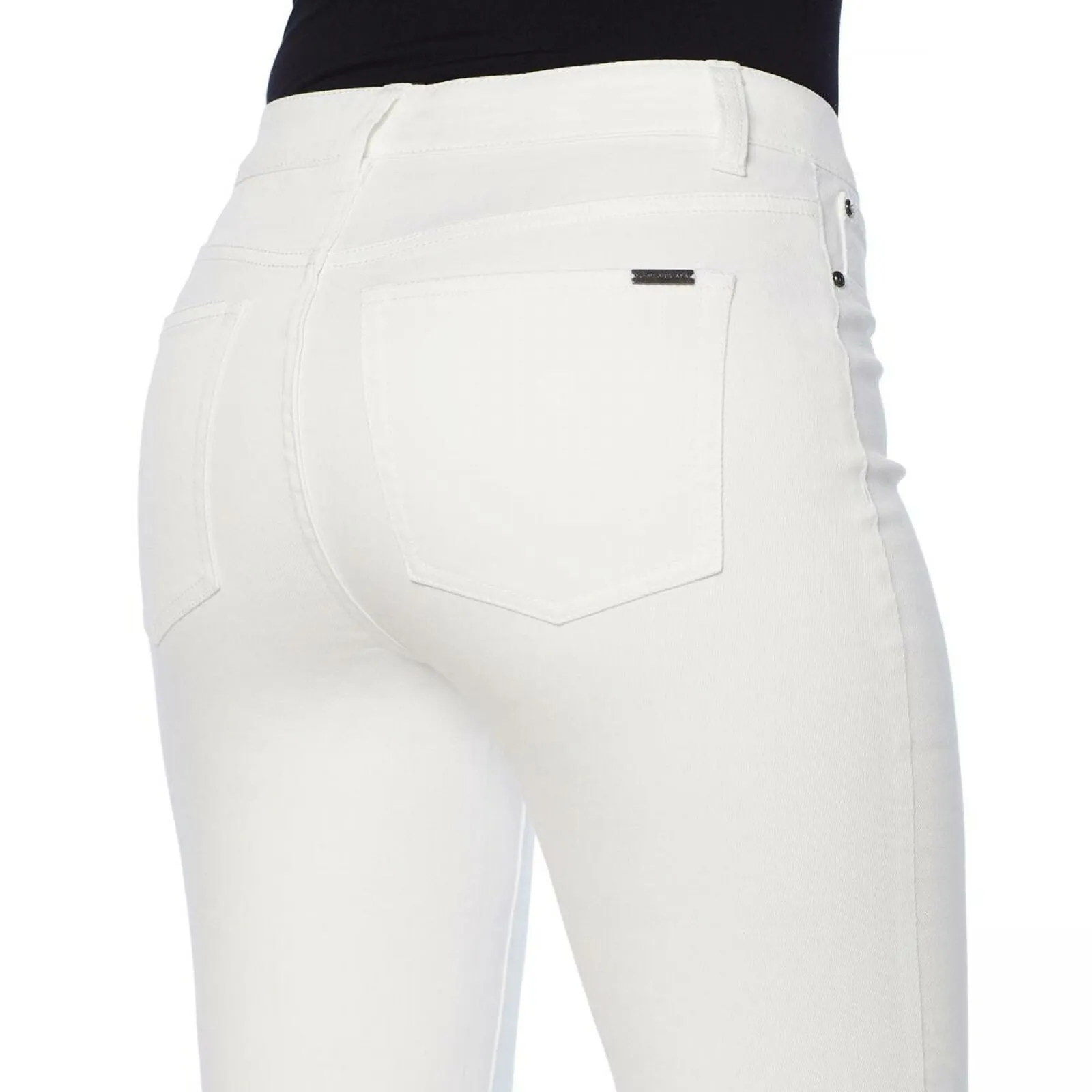 G by Giuliana Women's Downtown Denim Skinny Jeans White 14