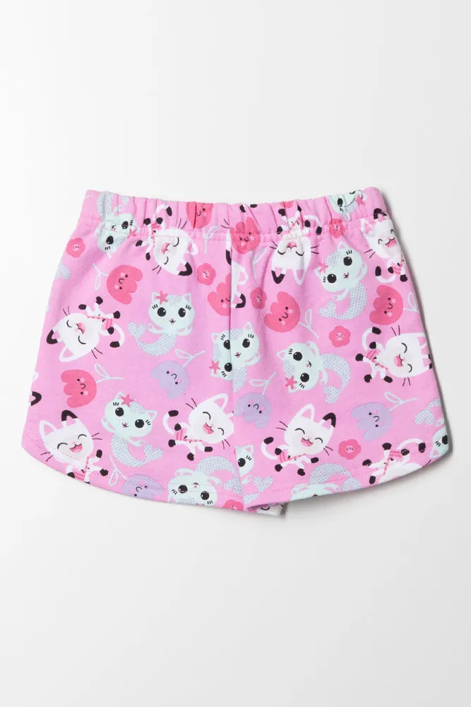 Gabby's Dollhouse Short Pink
