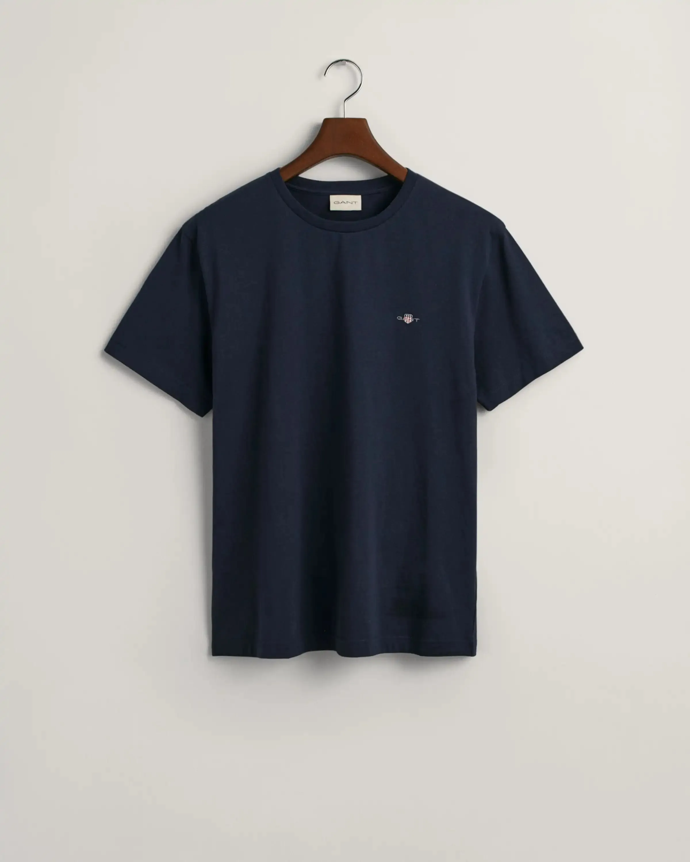 GANT Men's Regular Shield T-Shirt Evening Blue