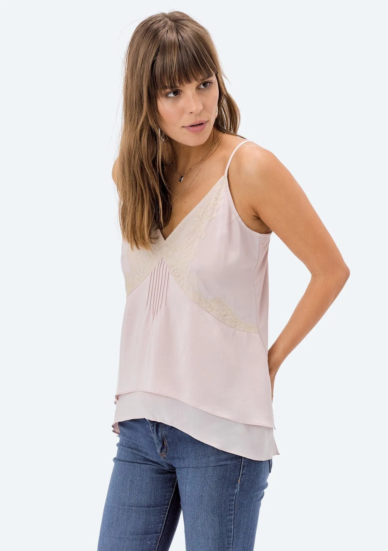 Gina Lace Applique Cami