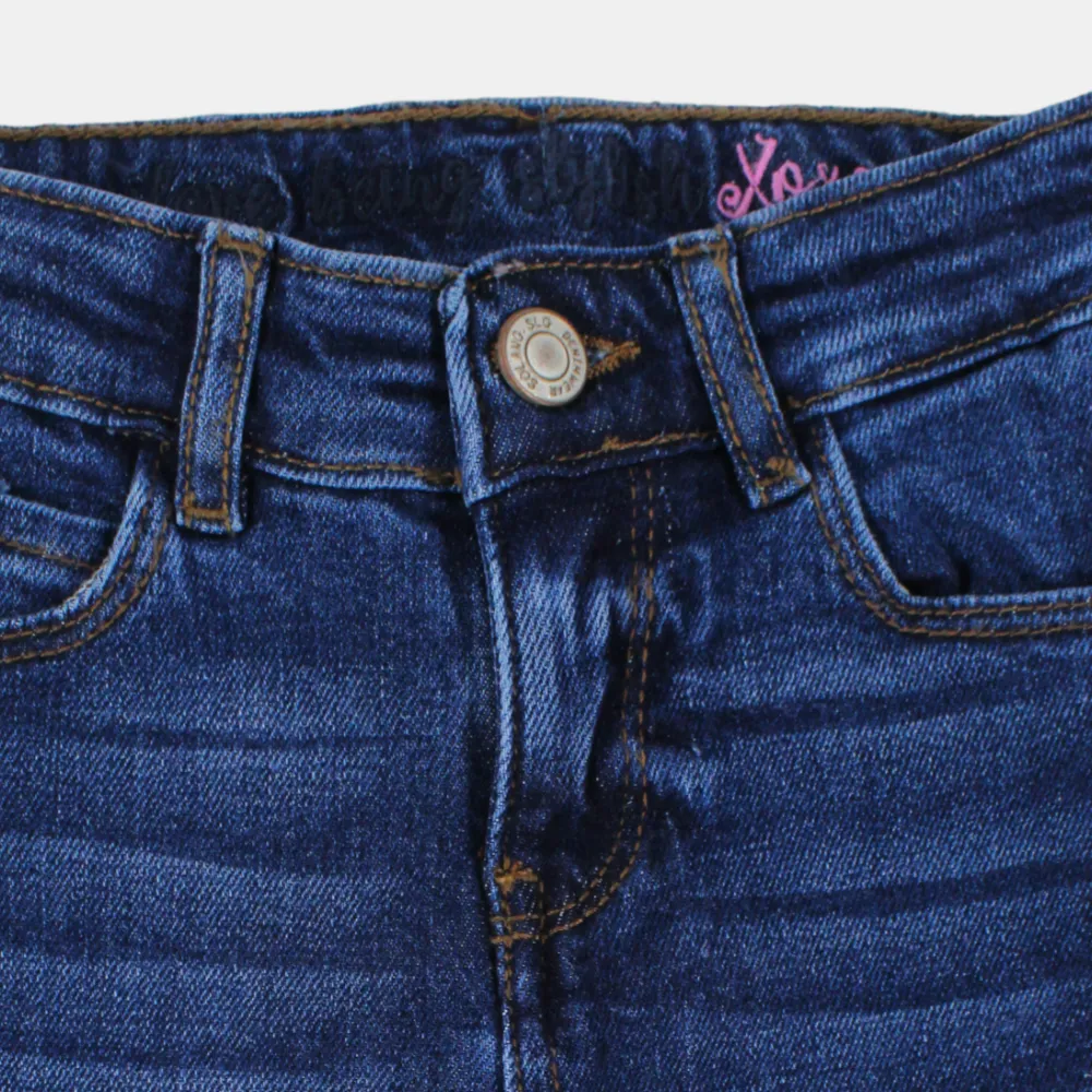 Girls Mid-Rise Jeans