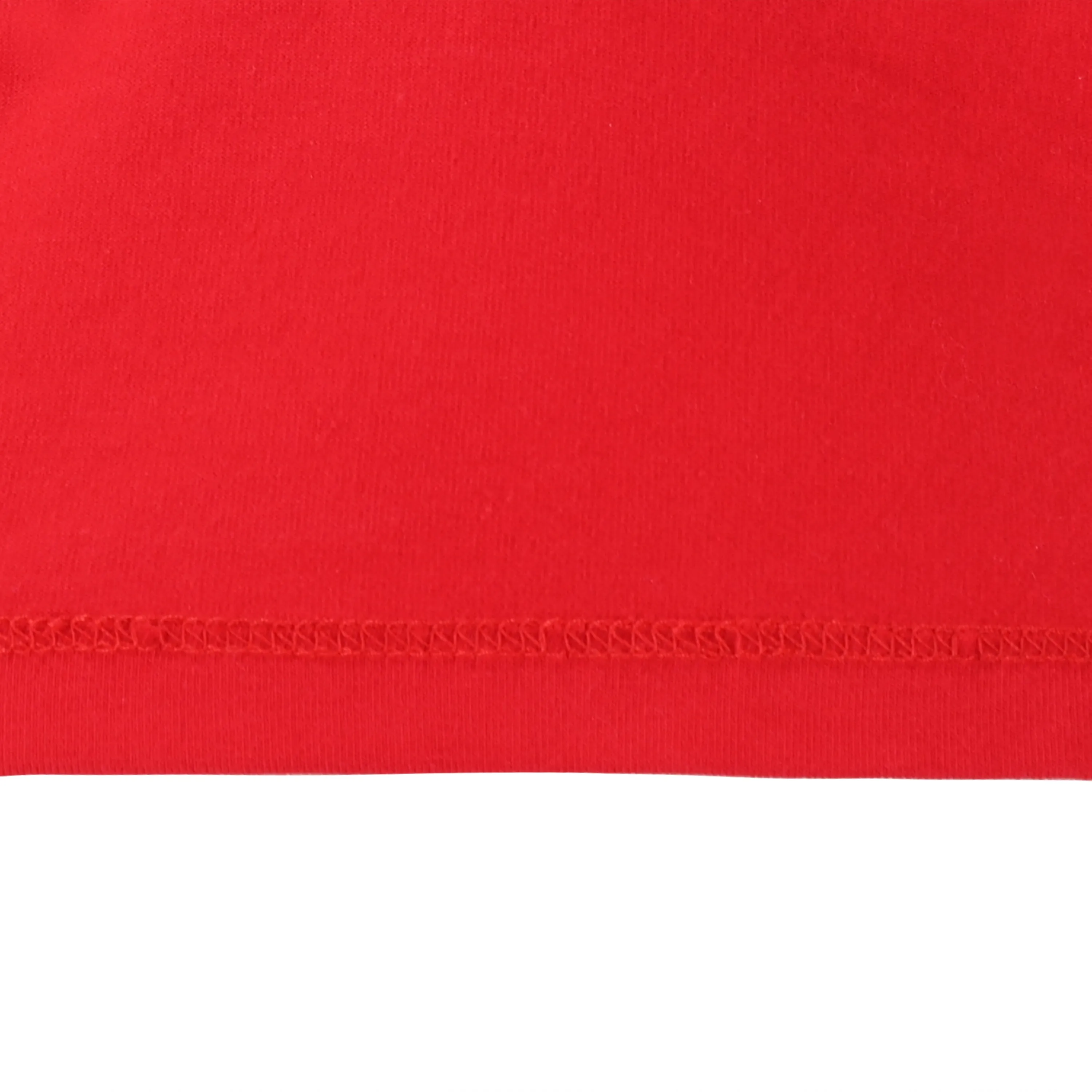 Girls Tee 2 Piece Red White Basic Layering Top Crewneck  Cotton Size 4-10 Years