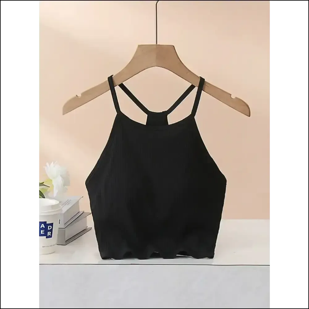 Grecian Neck Cropped Tank: Unleash your Inner Fashion Gladiator 💪✨