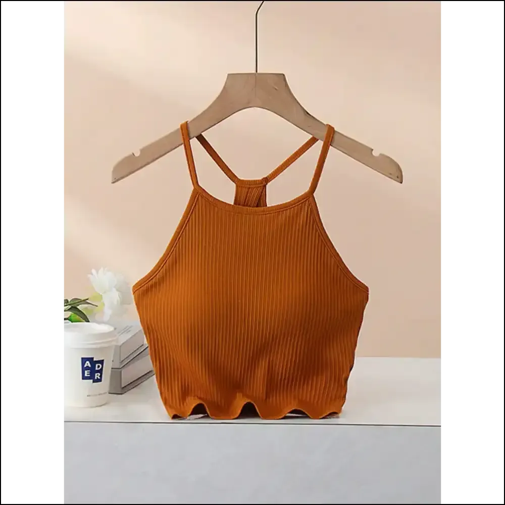 Grecian Neck Cropped Tank: Unleash your Inner Fashion Gladiator 💪✨