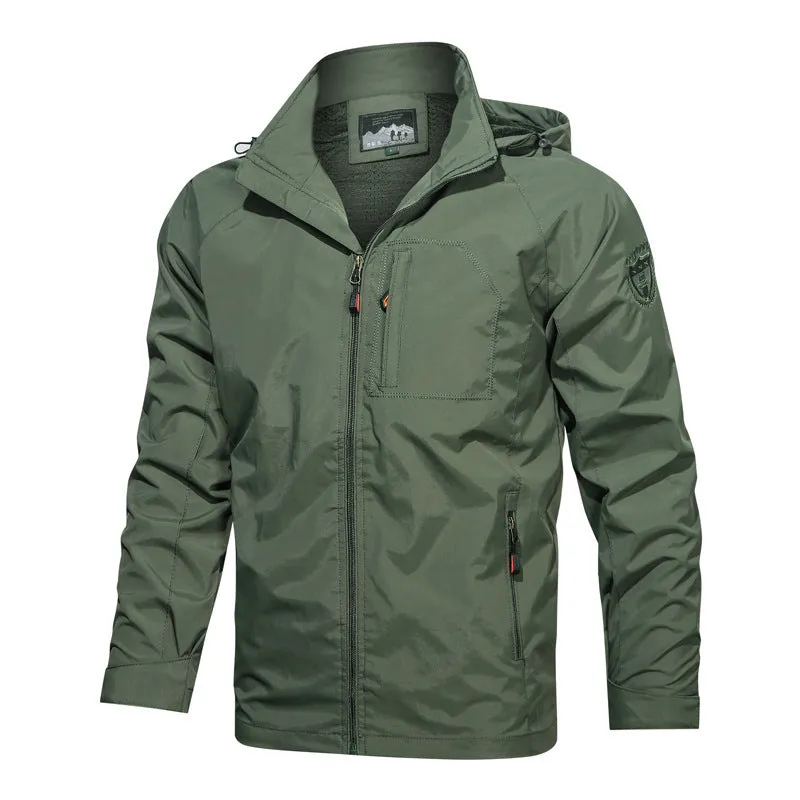 Gregory™ | Casual Hooded Windproof Solid Color Jacket