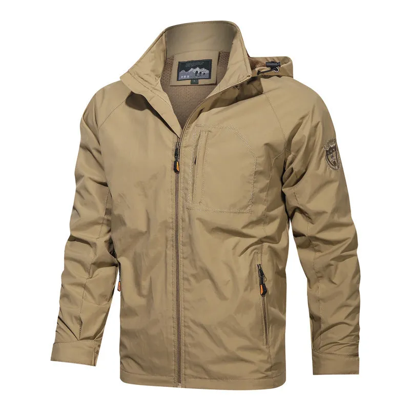 Gregory™ | Casual Hooded Windproof Solid Color Jacket