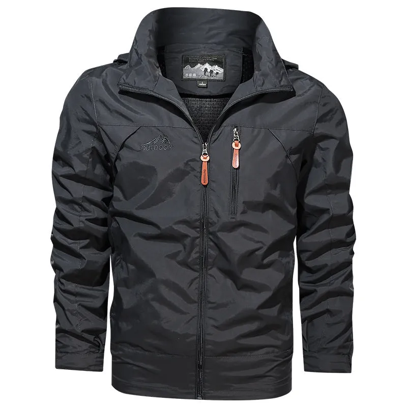 Gregory™ | Casual Hooded Windproof Solid Color Jacket