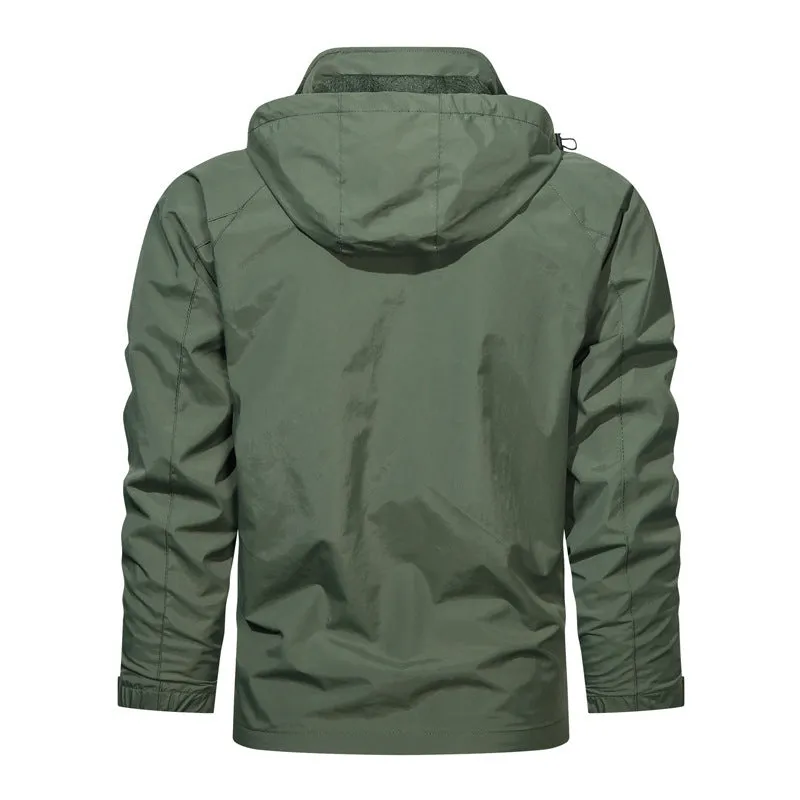 Gregory™ | Casual Hooded Windproof Solid Color Jacket