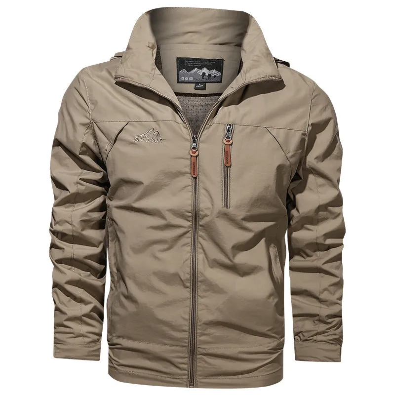 Gregory™ | Casual Hooded Windproof Solid Color Jacket