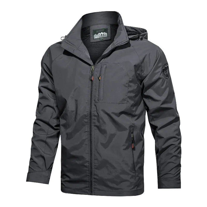 Gregory™ | Casual Hooded Windproof Solid Color Jacket