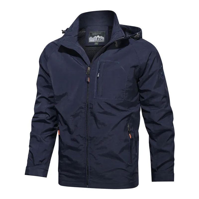 Gregory™ | Casual Hooded Windproof Solid Color Jacket