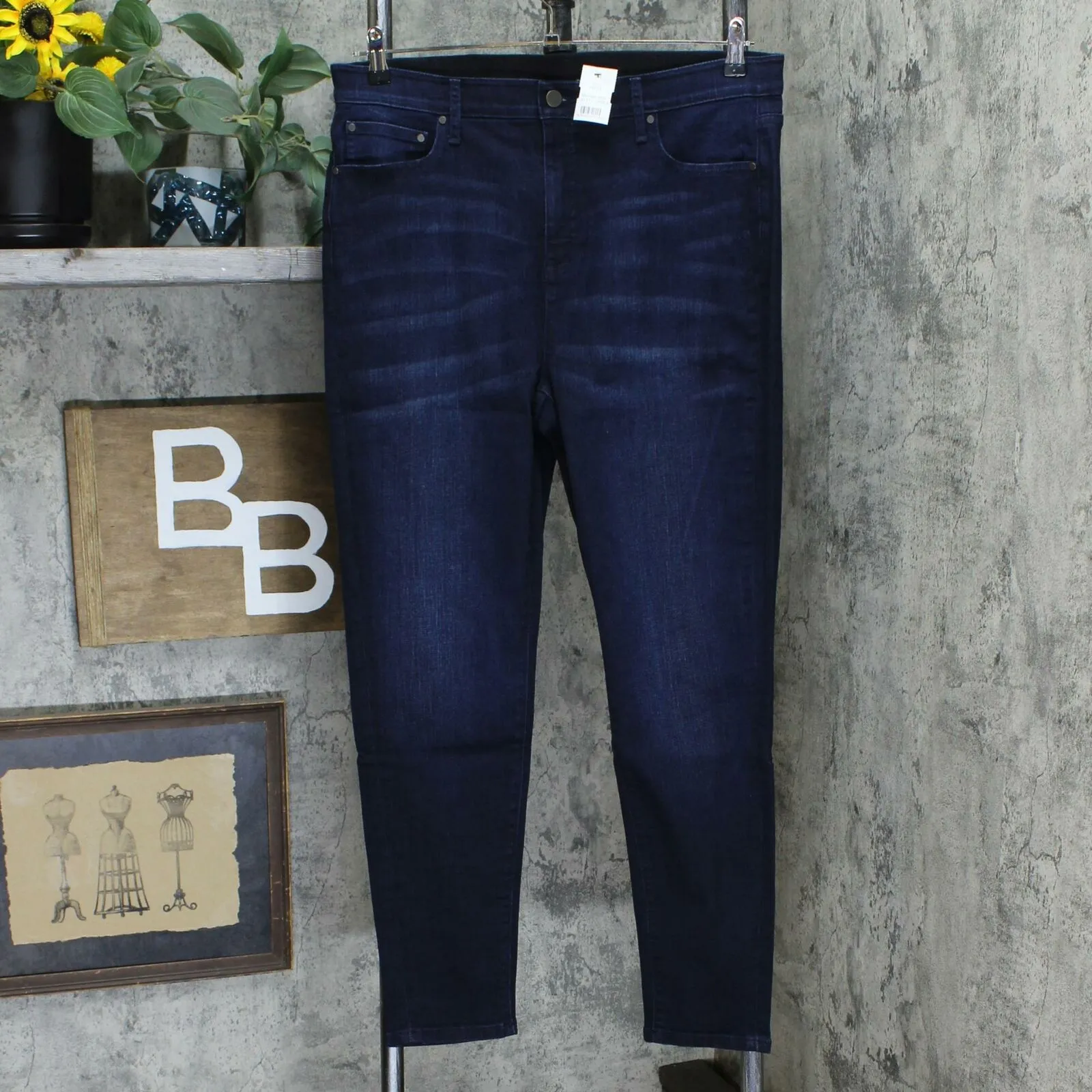 H by Halston Plus Size Premier Denim Ankle Length Skinny Jeans