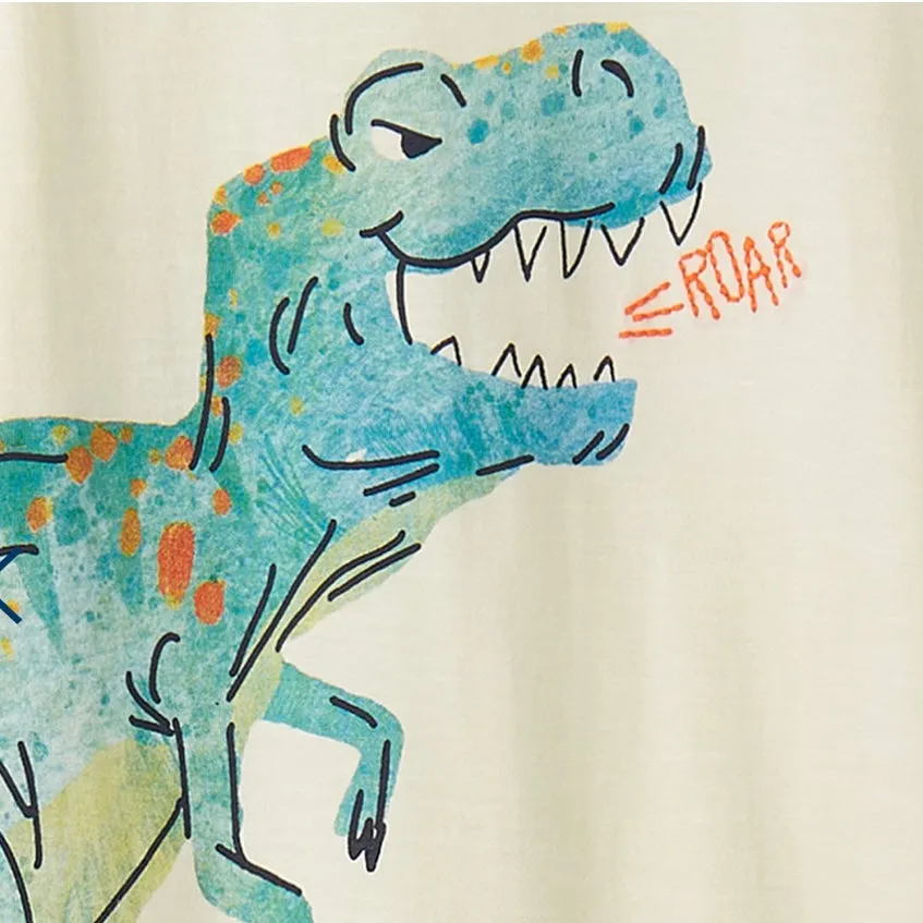 Hatley Toddler Boys T-Rex Roar Graphic Tee