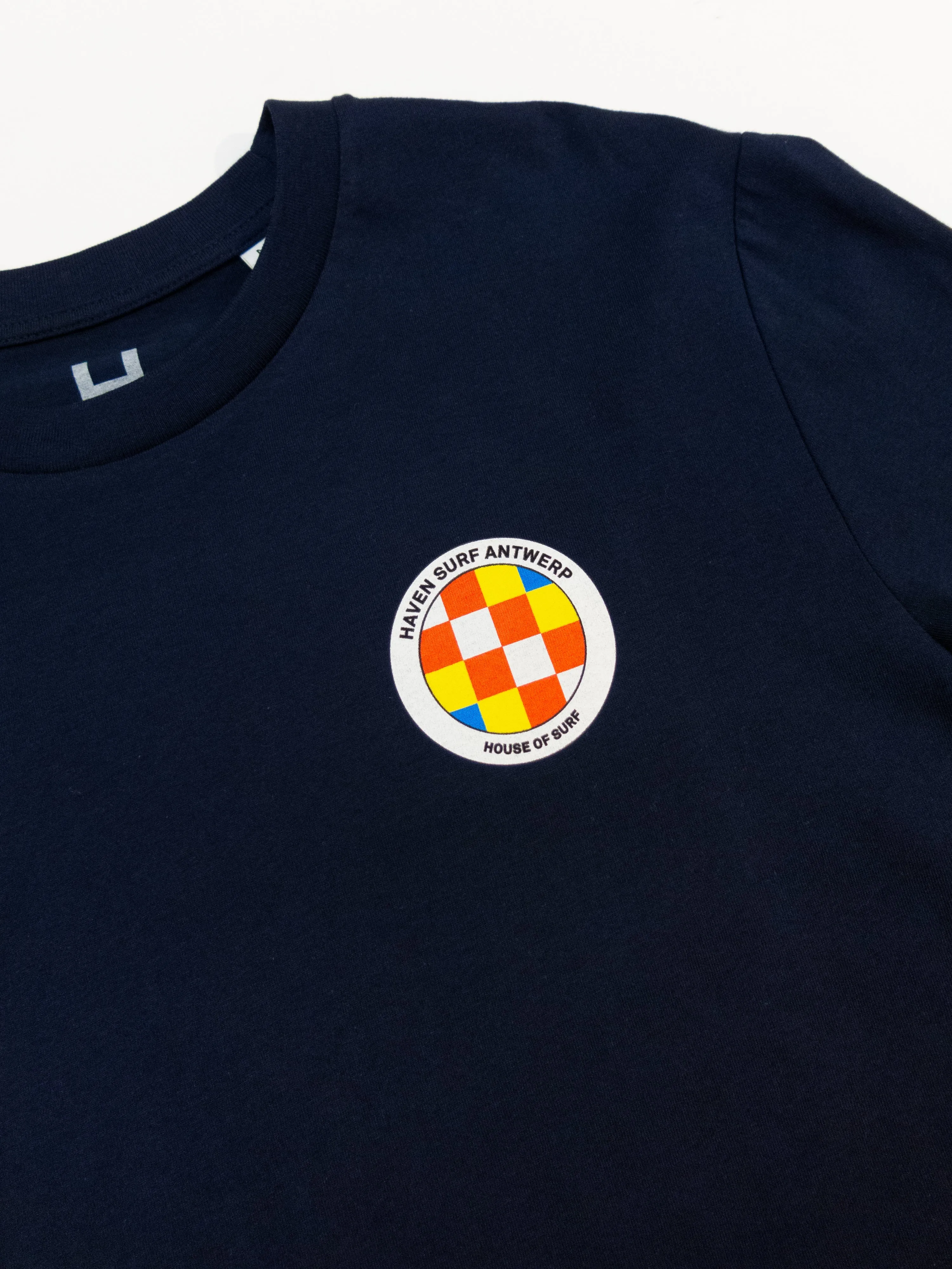 Haven Surf - Checker Province Tee - Nautical Navy