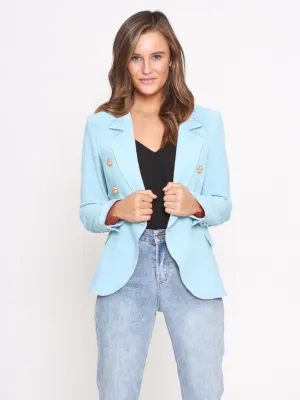 Hayden Fitted Blazer - Blue