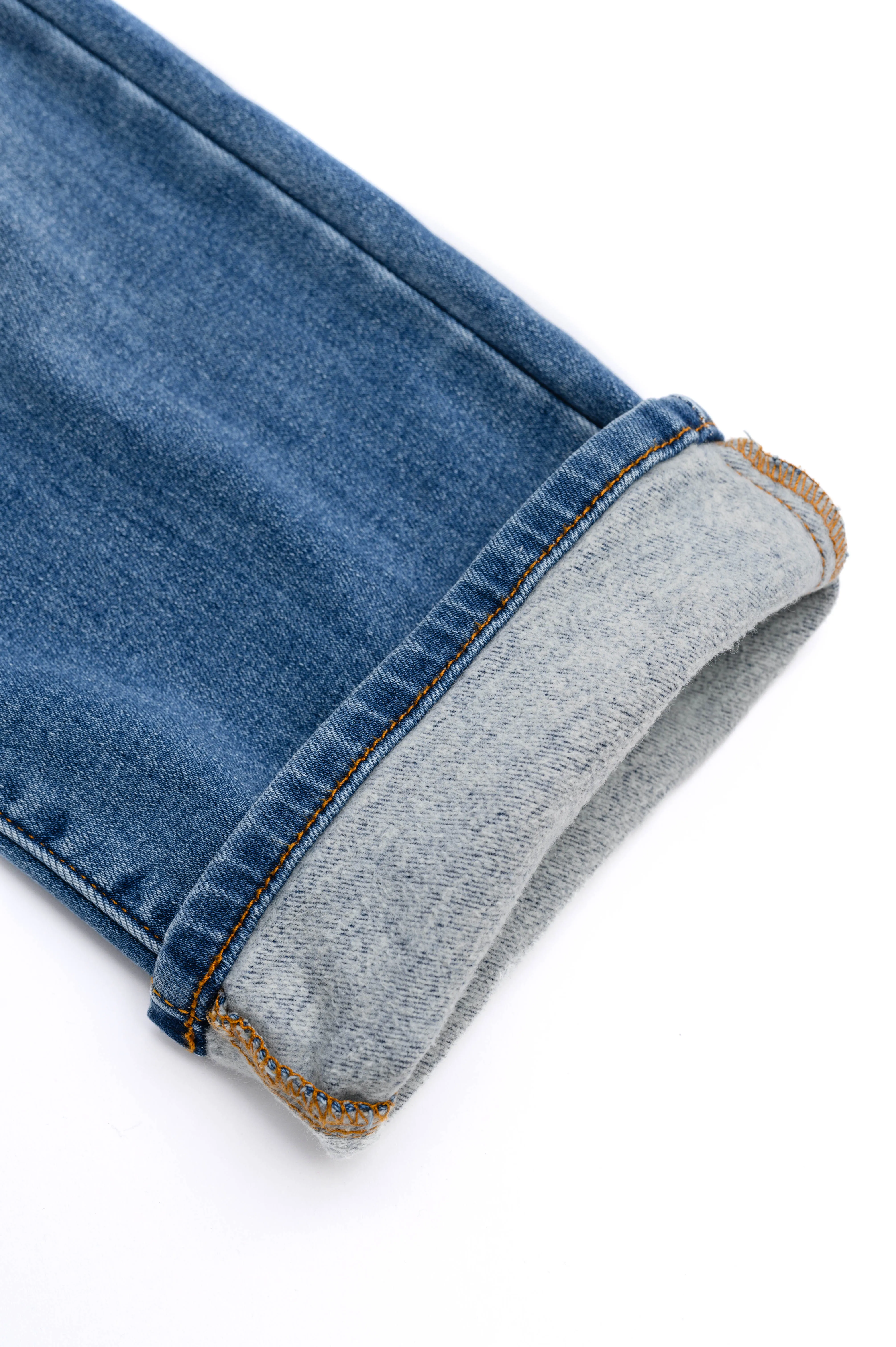 Hazel Blues® |  Nivea Vintage Wash Thermal Straight Jeans