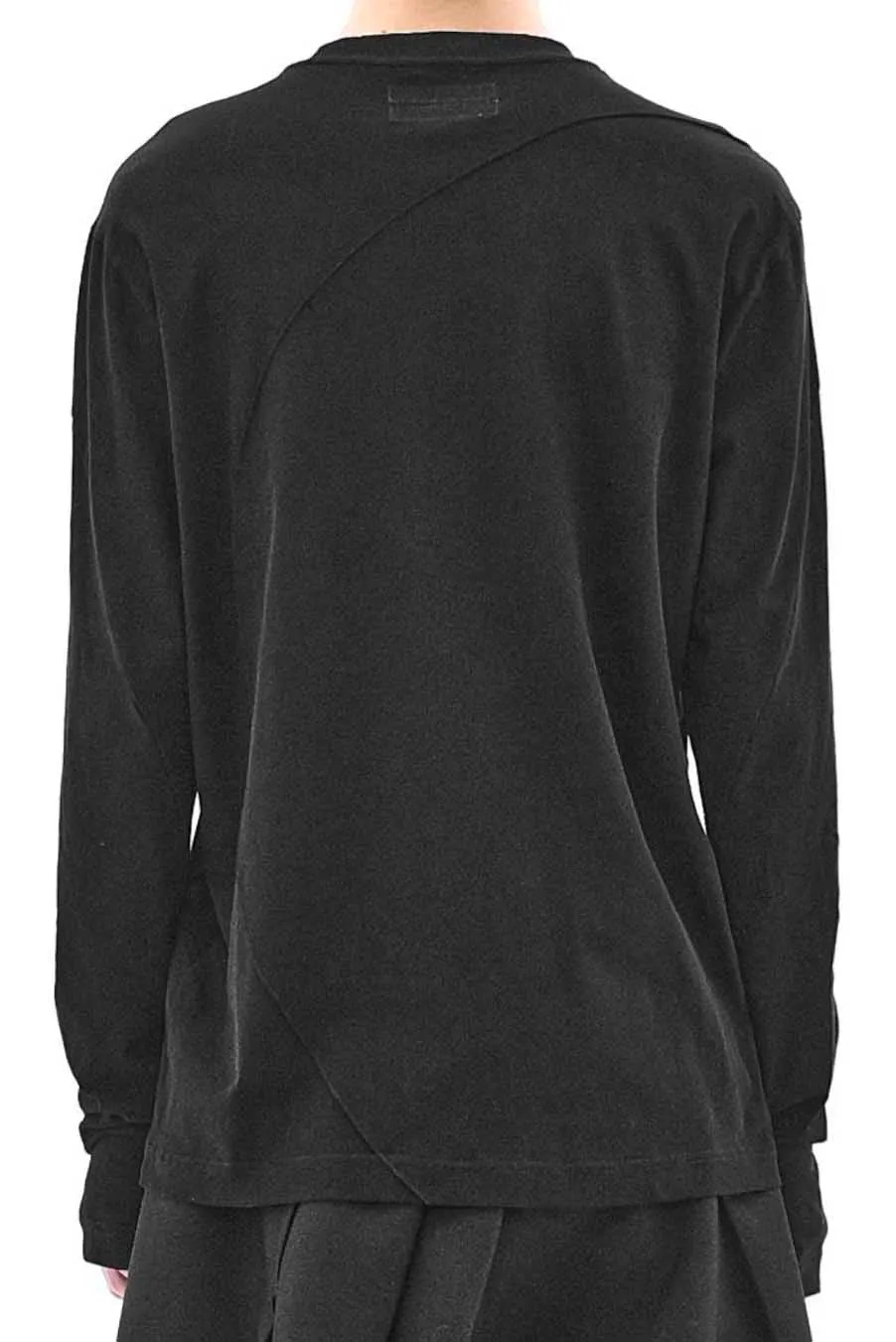 Helical Sleeve T-shirt Black