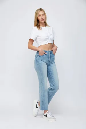 Hidden Tracey Cropped Straight Jeans