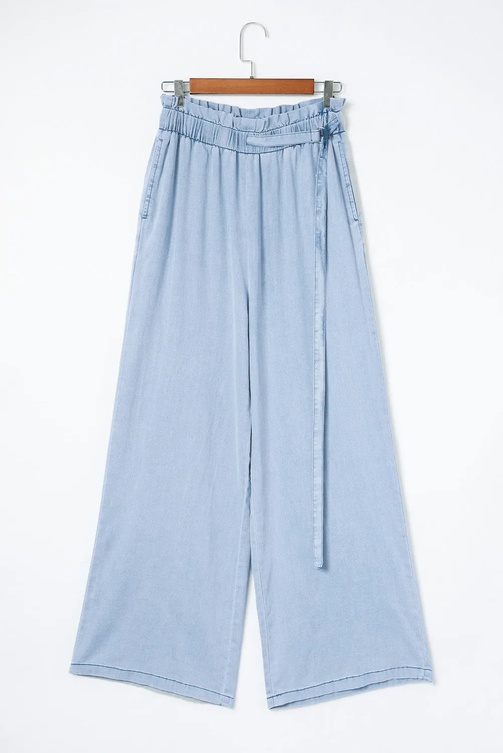 High Waist Pocketed Jeans