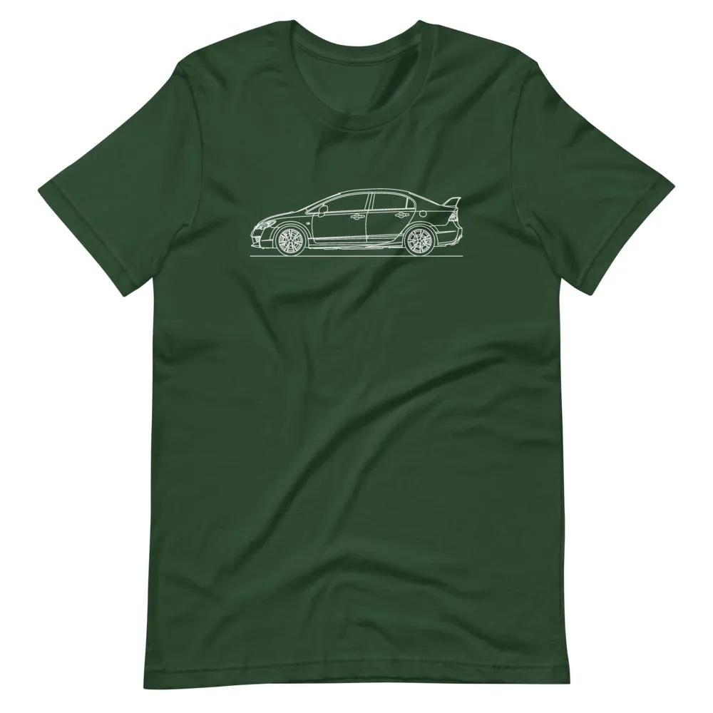 Honda Civic Type R FD2 silhouette T-shirt