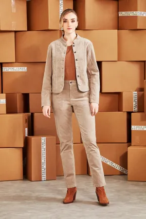 Hopper Slim Jeans in Mushroom