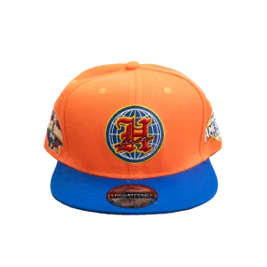 HOUSTON BLACK EAGLES FITTED HAT (ORANGE)